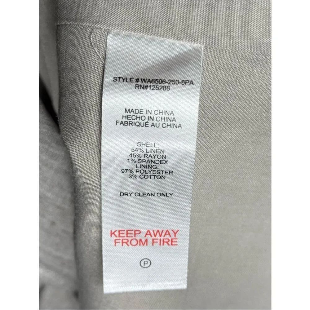 Jason Wu Elegant Heather Gray Blazer Dress Vest Med - Picture 9 of 11